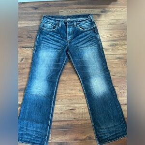 Mens Silver Grayson Jeans Size 34x32